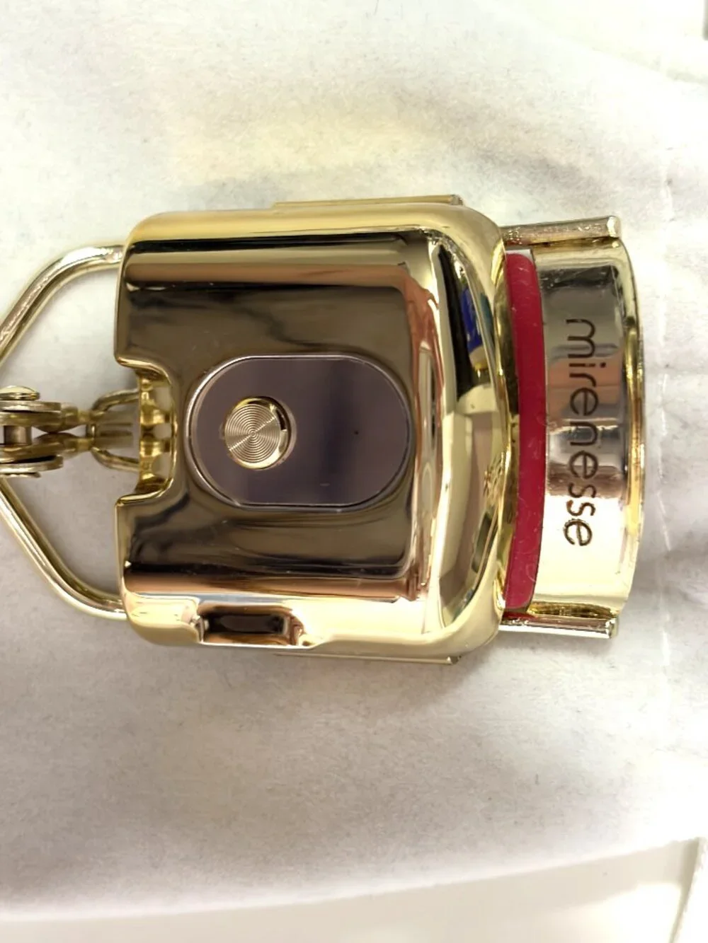NWOT Mirenesse MegaCurl Heated Eyelash Curler Rechargeable Gold